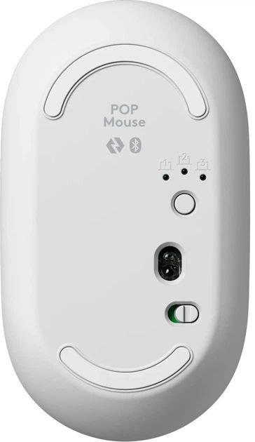 Мышь Logitech POP Mouse with emoji, WHITE фото2