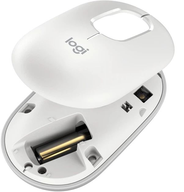 Мышь Logitech POP Mouse with emoji, WHITE фото6
