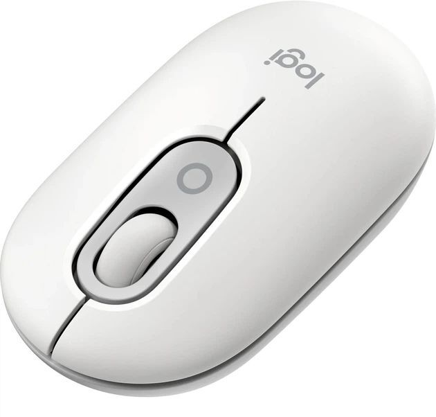 Мышь Logitech POP Mouse with emoji, WHITE фото5