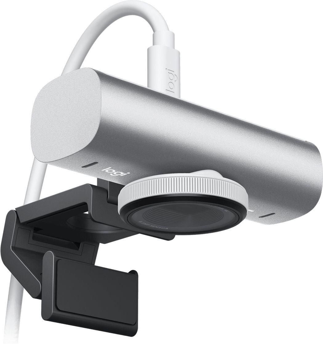 Веб-камера Logitech MX Brio WEBCAM, 2.4GHZ, PALE GREY фото3