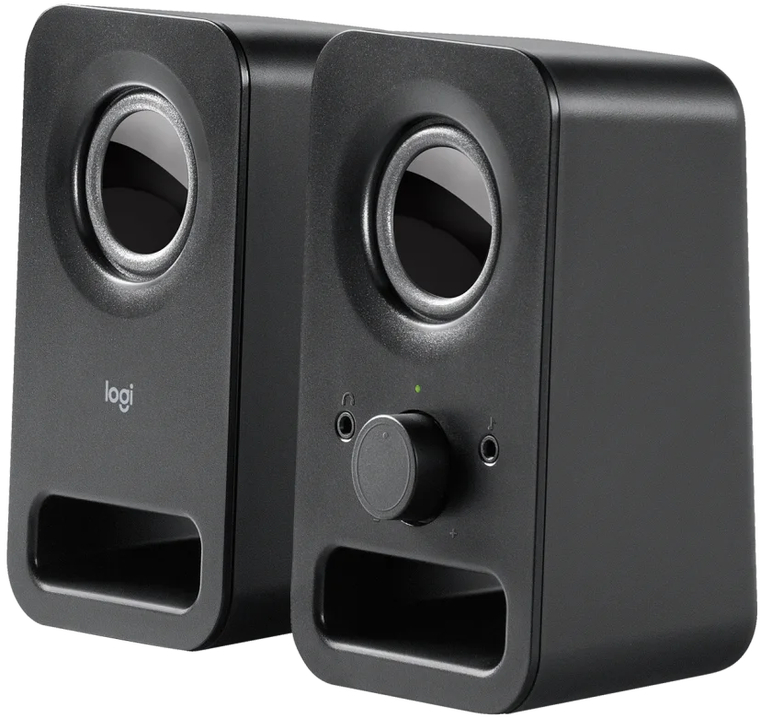 Акустическая система Logitech Z150 Stereo Speakers, MIDNIGHT BLACK фото2