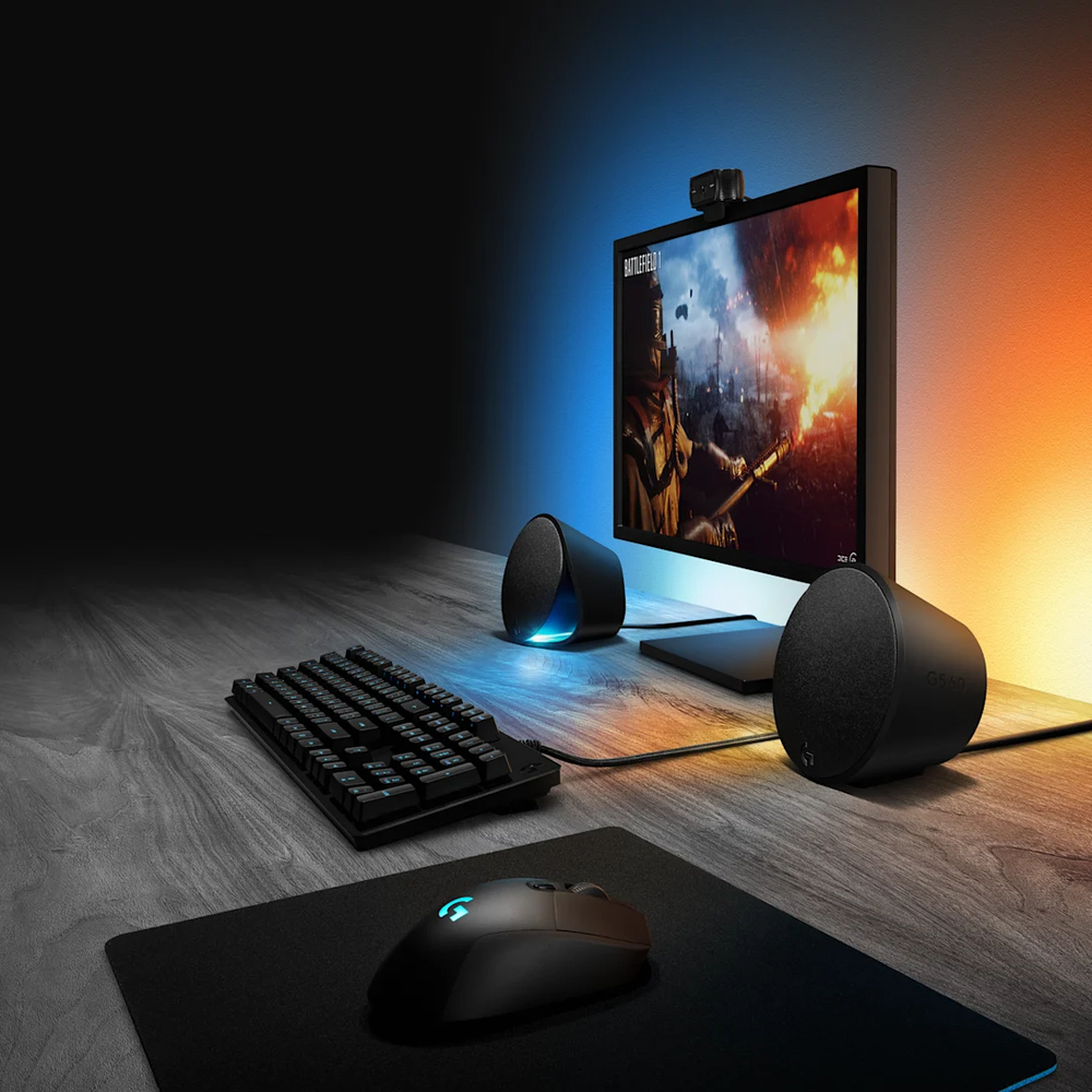 Акустическая система Logitech G560 LIGHTSYNC Gaming Speakers 2.1, BLACK фото4