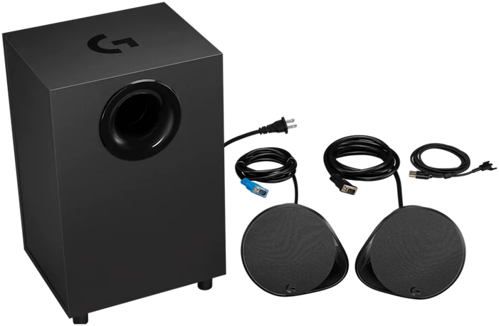 Акустическая система Logitech G560 LIGHTSYNC Gaming Speakers 2.1, BLACK фото3