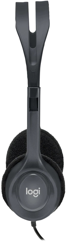 Гарнитура Logitech H111 Corded Stereo Headset, BLACK фото3