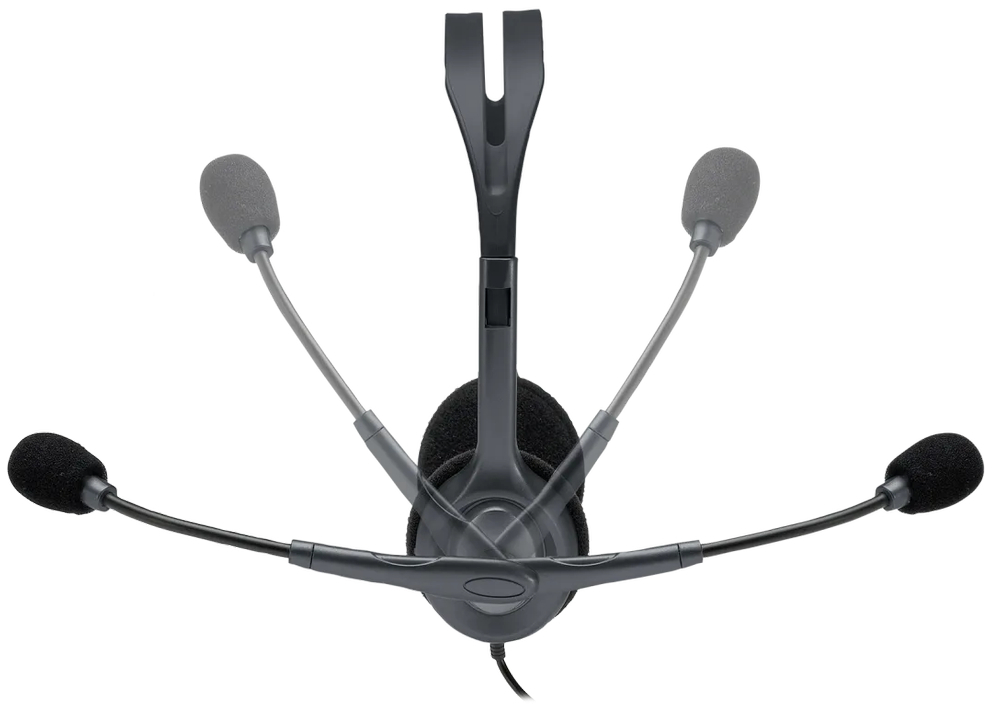 Гарнитура Logitech H111 Corded Stereo Headset, BLACK фото4
