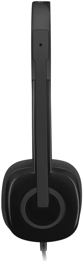 Гарнитура Logitech H151 Corded Stereo Headset, BLACK фото3