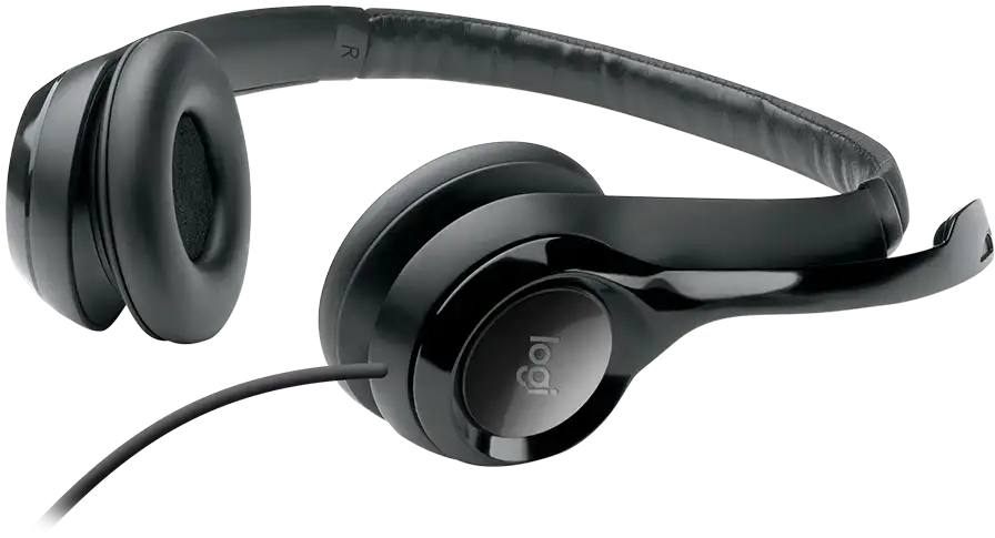 Гарнитура Logitech H390 Corded Headset, Black фото3