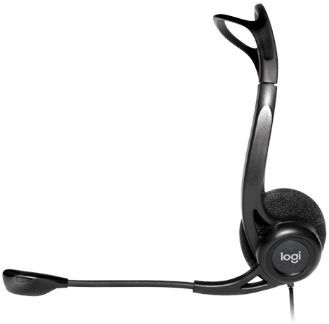 Гарнитура Logitech PC960 Corded Stereo Headset BLACK фото3