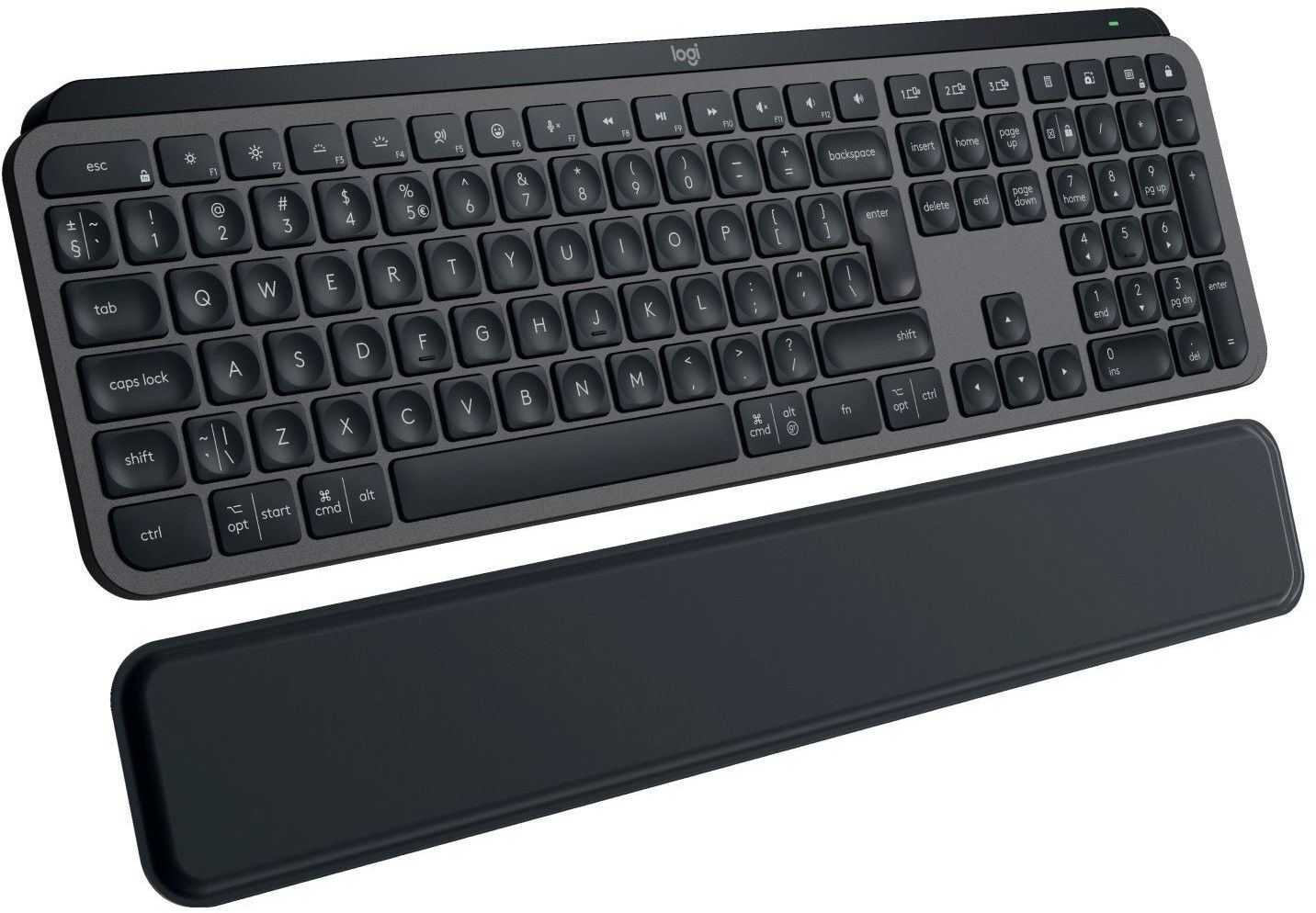 Клавиатура Logitech MX Keys S Plus USINTL, GRAPHITE фото2