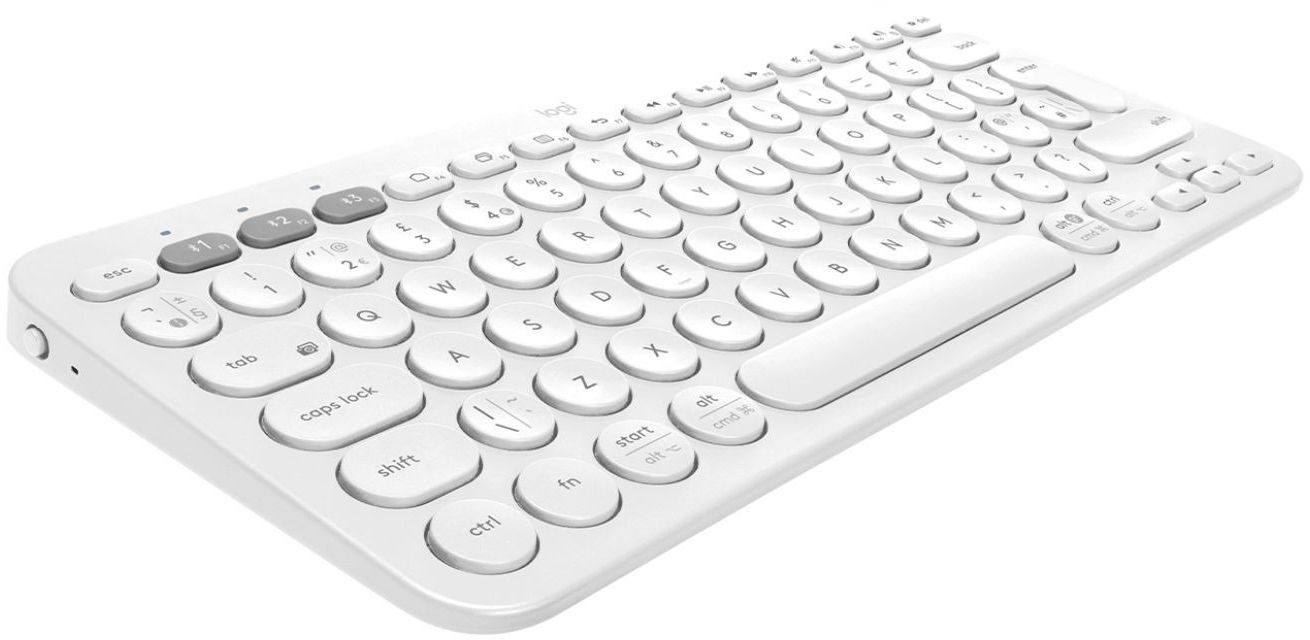 Клавиатура Logitech Pebble Keys 2 K380s, TONAL WHITE фото2