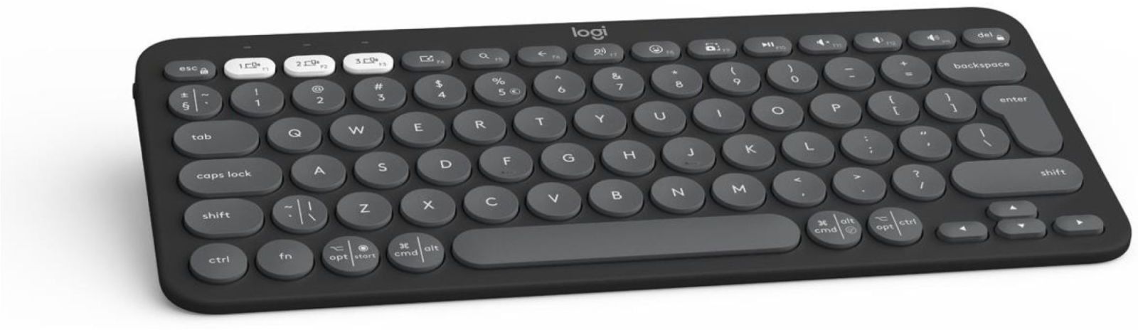 Клавиатура Logitech Pebble Keys 2 K380s, TONAL, GRAPHITE фото