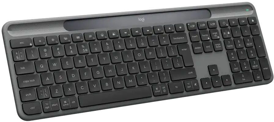 Клавиатура Logitech Slim Solar+, 2.4GHZ/BT, GRAPHITE фото2