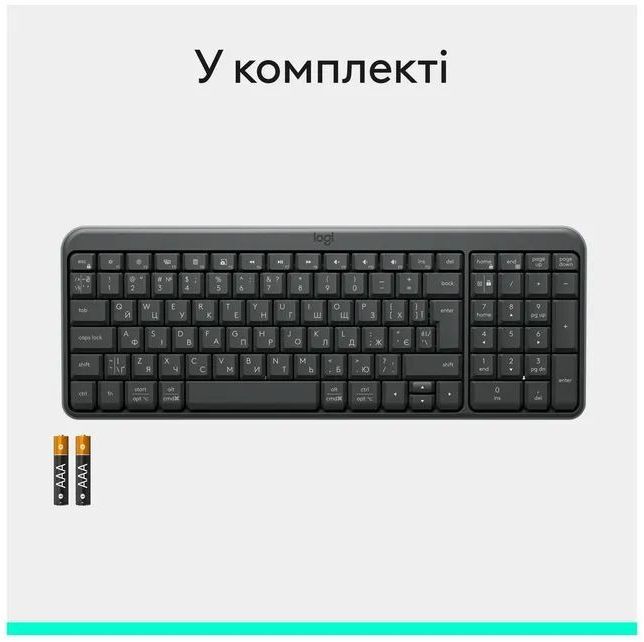 Клавиатура Logitech K250 Compact Bluetooth Wireless Keyboard, GRAPHITE фото4