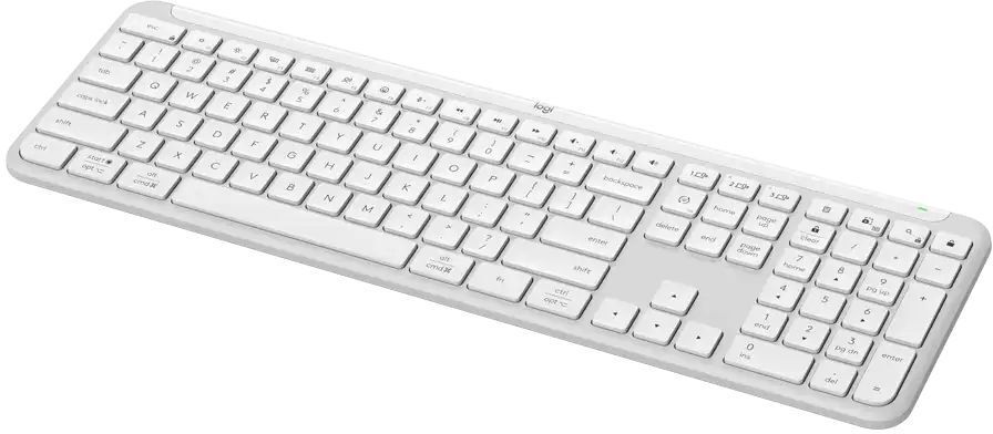 Клавиатура Logitech Signature Slim Wireless Keyboard K950 WHITE, 2.4GHZ/BT, GRAPHITE фото3
