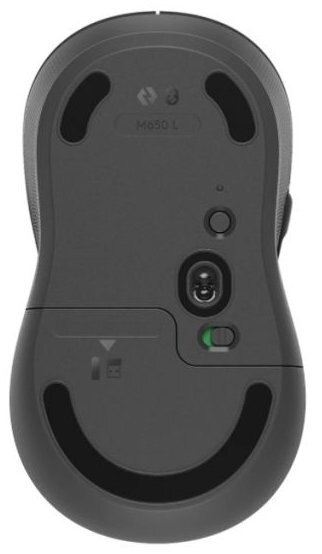 Мышь LOGITECH M650L Signature Bluetooth Mouse, GRAPHITE фото2