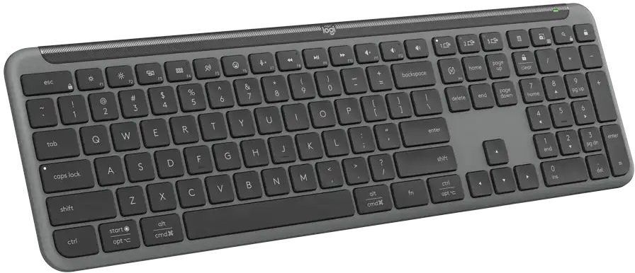 Клавиатура Logitech Signature Slim Wireless Keyboard K950, GRAPHITE, 2.4GHZ/BT, GRAPHITE фото2