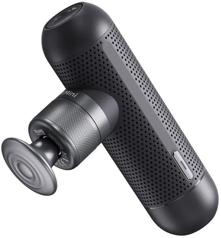 Перкуссионный ручной массажер для тела Oyeet NEX mini GREY (MG-M1) фото4