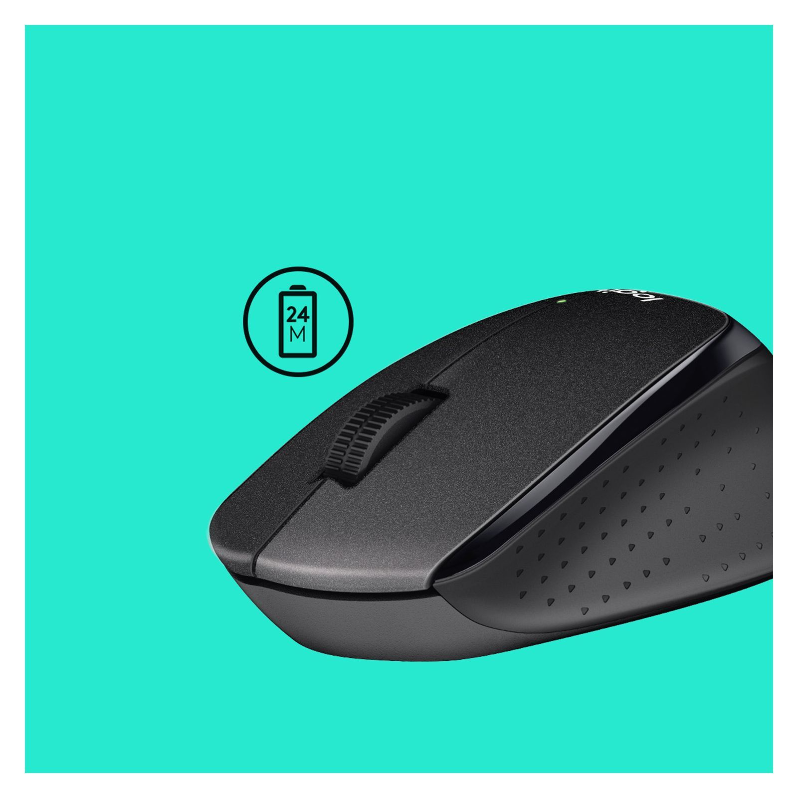 Мышь Logitech B330 Wireless Mouse, SILENT PLUS, BLACK фото5