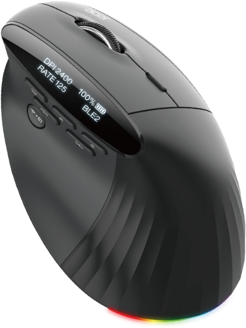 Мышь Acer USB OPTICAL WRL VERTICAL SMART FIT HP.EXPBG.020 (HP.EXPBG.020) фото2