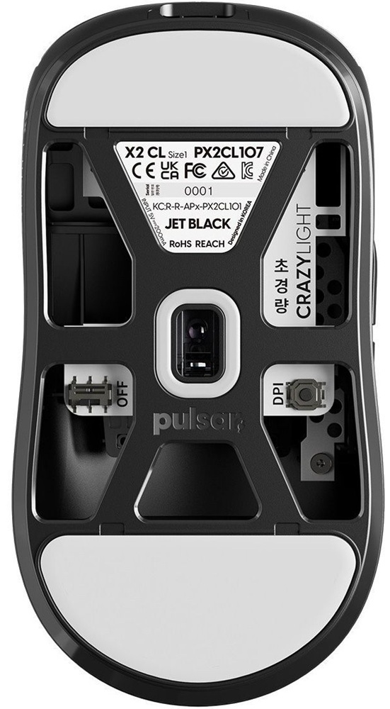 Мышь проводная Pulsar X3 CrazyLight Mini (PX3RCL101), черный (PX3RCL101) фото2