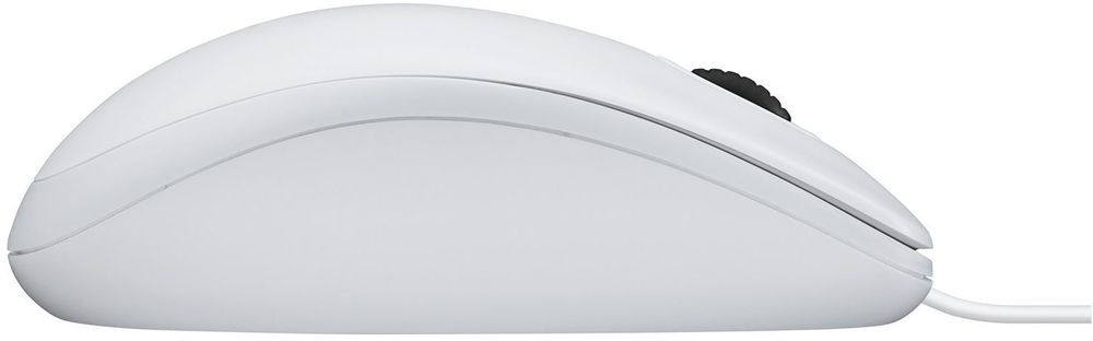 Мышь Logitech B100 Corded Mouse, WHITE фото2