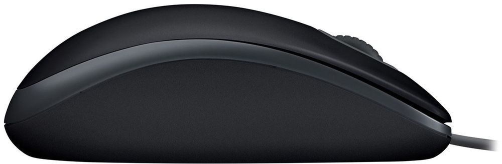 Мышь Logitech B110 Corded Mouse, SILENT, BLACK фото