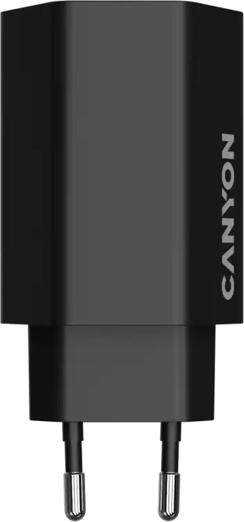 Сетевое зарядное устройство Canyon Hexagon GaN 65W, 2xUSB-C PD, 1xQC, Black (CND-CHAHEX65B) фото2