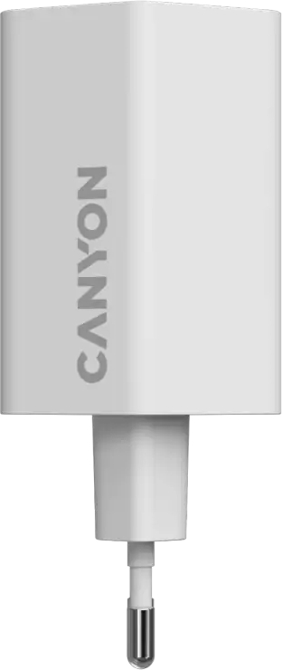 Сетевое зарядное устройство Canyon Hexagon GaN 65W, 2xUSB-C PD, 1xQC, White (CND-CHAHEX65W) фото2