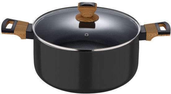 Каструля з кришкою Bergner Earth black, 24 см, 4,3 л (BG-32036-BK) фото2