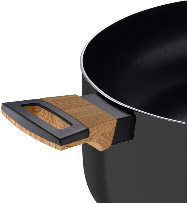 Каструля з кришкою Bergner Earth black, 28 см, 6 л (BG-32037-BK) фото6
