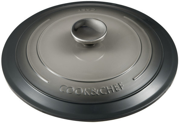 Каструля з кришкою Bergner Excalibur, сіра, 28 см, 6,5 л (BG-36102-GY) фото4