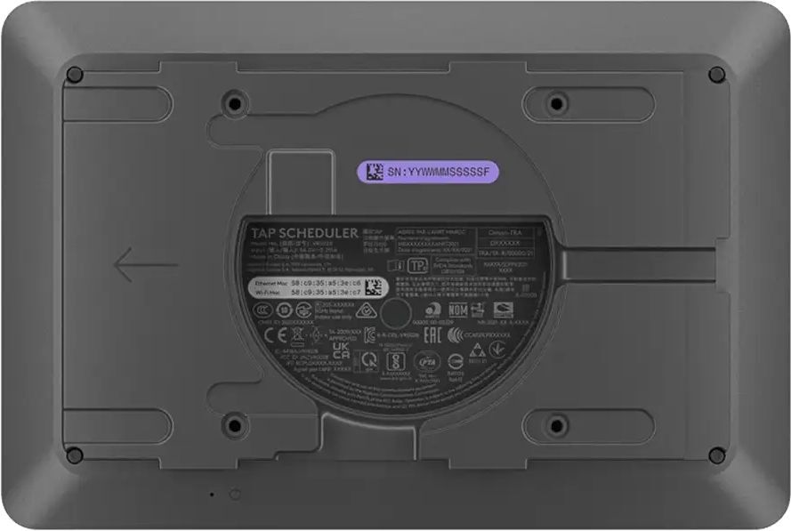 Экран для конференц систем Logitech Tap Scheduler, GRAPHITE фото3