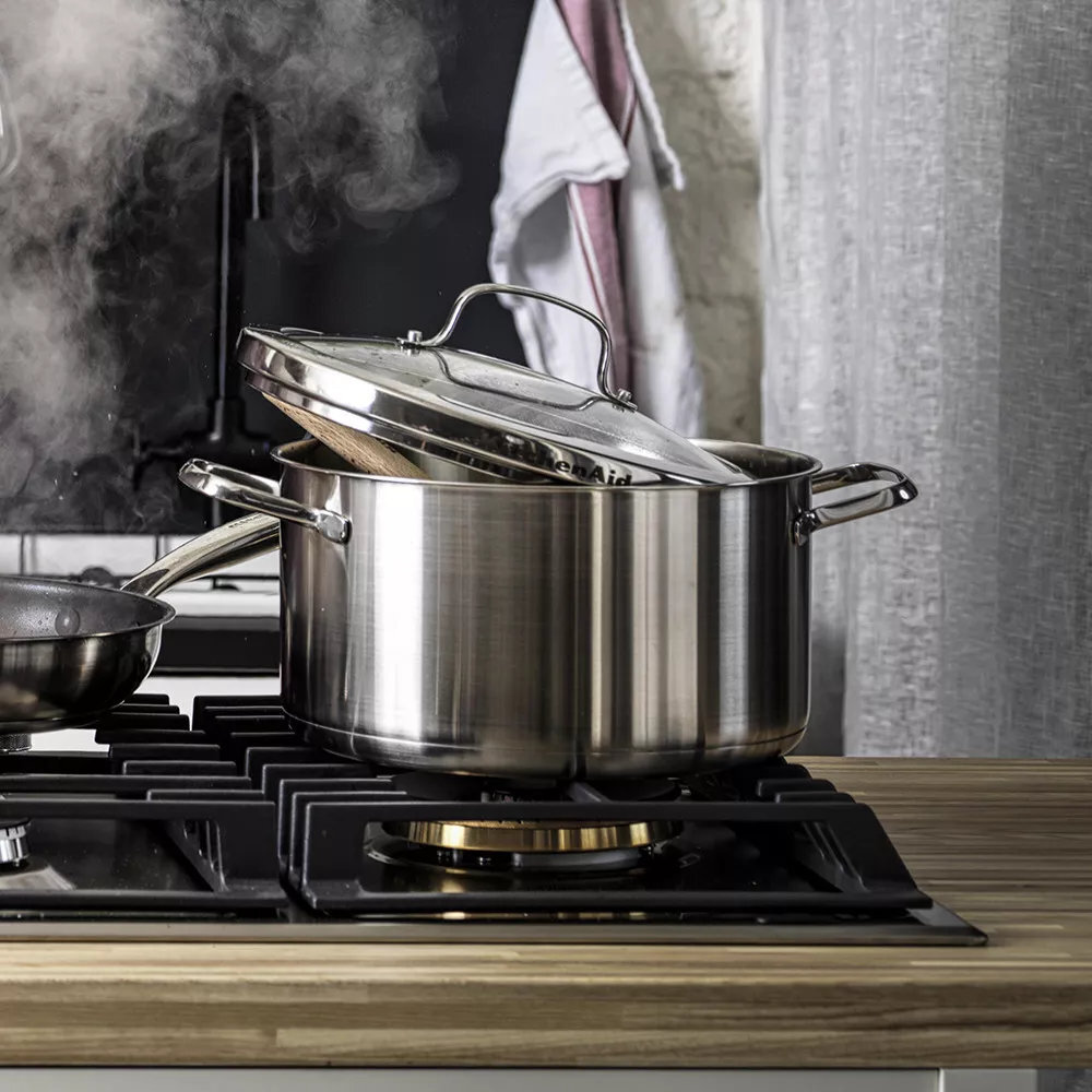 Каструля з кришкою KitchenAid Proline, 24 см, 5,7л (CC001879-001) фото2