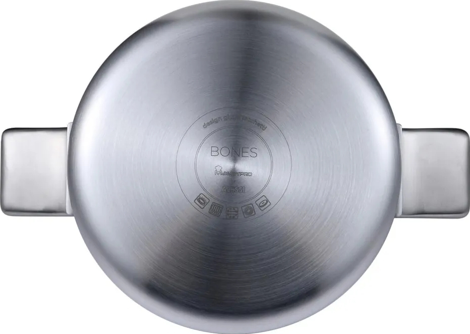 Кастрюля без крышки MasterPro By Alessi (bones), 28 см, 9,2 л (BGMP-2217) фото2