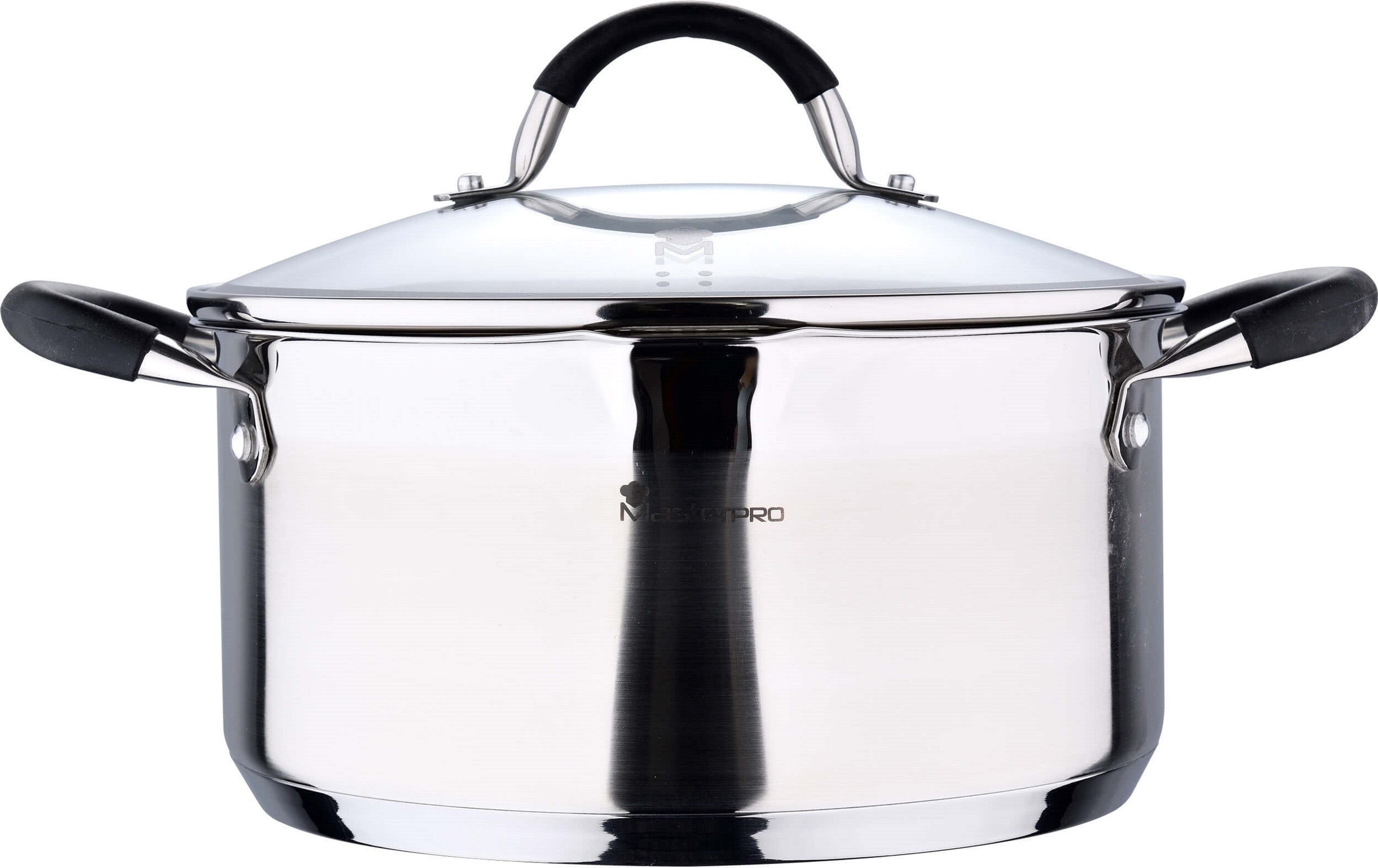 Каструля з кришкою MasterPro Foodies collection, 5 л (BGMP-1502-BK) фото2