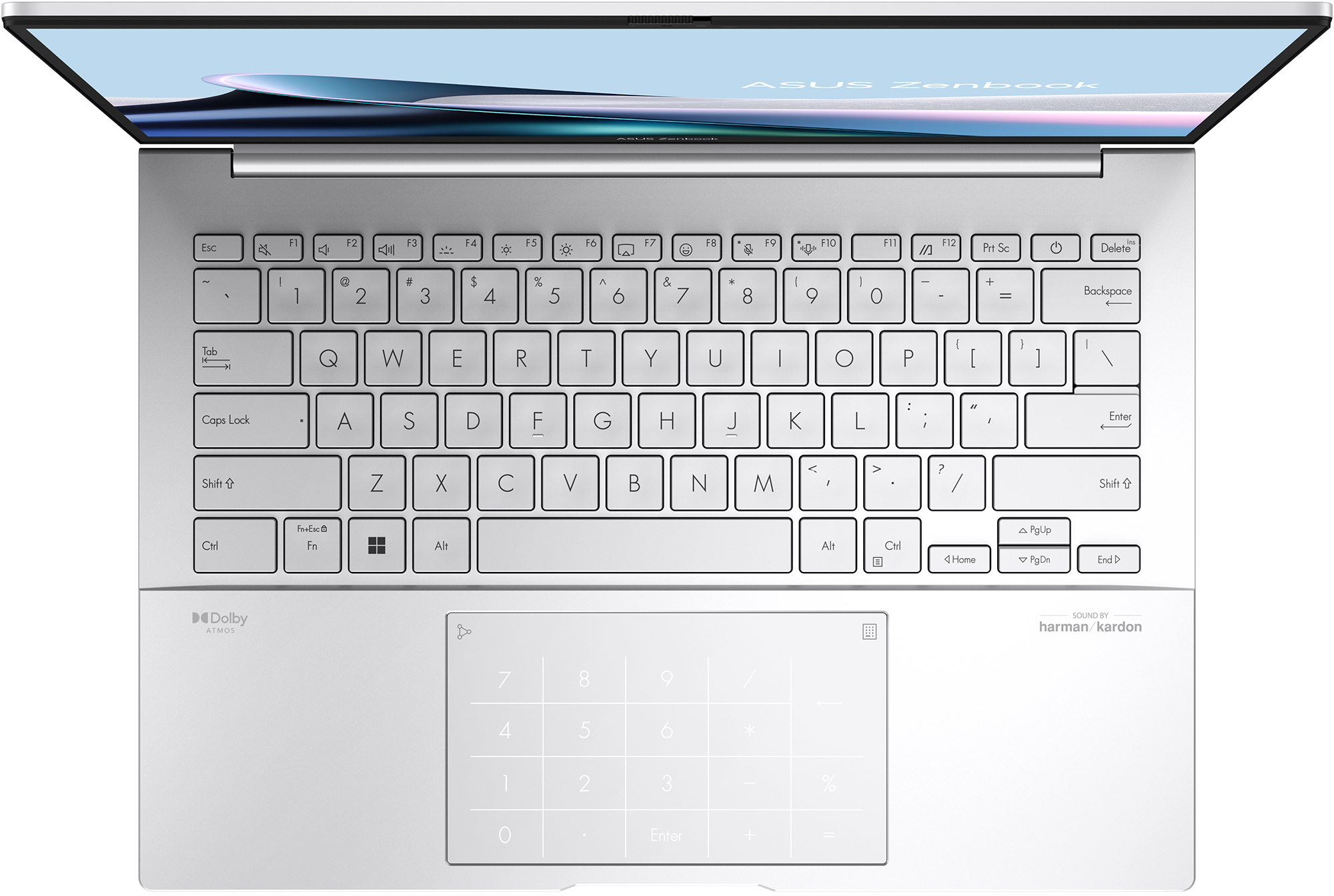 Ноутбук ASUS Zenbook 14 OLED UX3405CA-ST1256 Foggy Silver (90NB14W2-M01V30) фото5