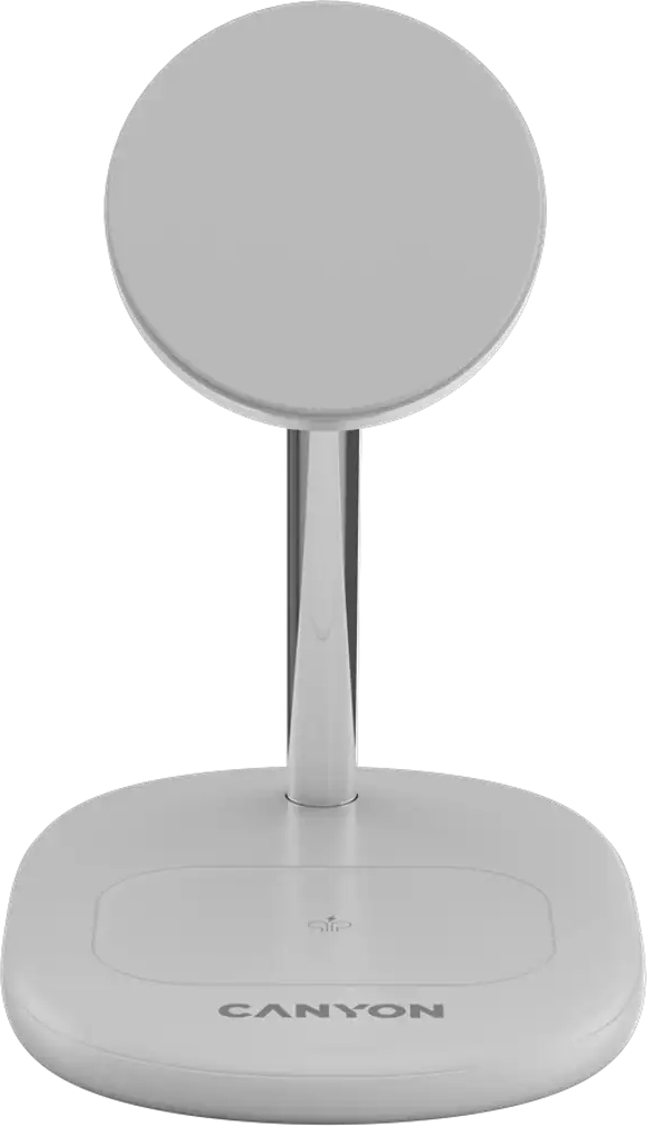 Беспроводное зарядное устройство Canyon WCS-205 15 Вт Qi2 2-в-1 White (CNS-WCS205WW/A фото3