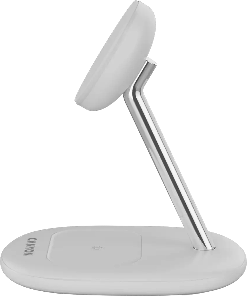 Беспроводное зарядное устройство Canyon WCS-205 15 Вт Qi2 2-в-1 White (CNS-WCS205WW/A фото5