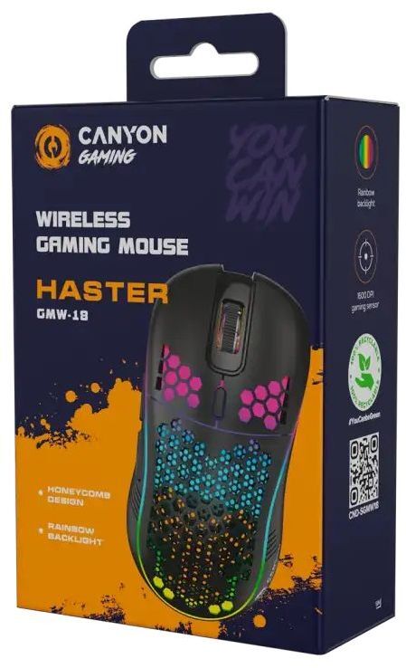 Игровая мышь Canyon Haster GMW-18 Black (CND-SGMW18) фото