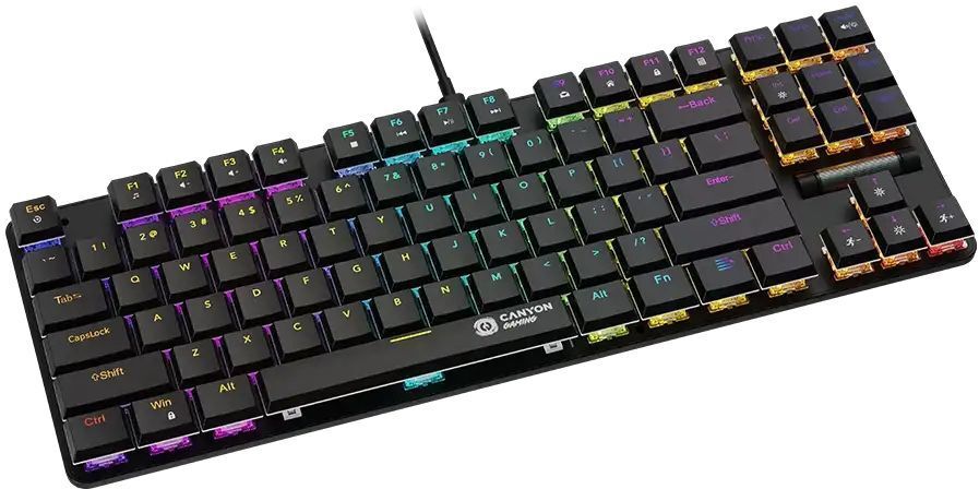 Игровая клавиатура Canyon Cometstrike TKL GK-50 EN Wired Black (CND-SKB50-US) фото2