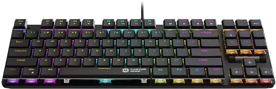 Игровая клавиатура Canyon Cometstrike TKL GK-50 EN Wired Black (CND-SKB50-US) фото4