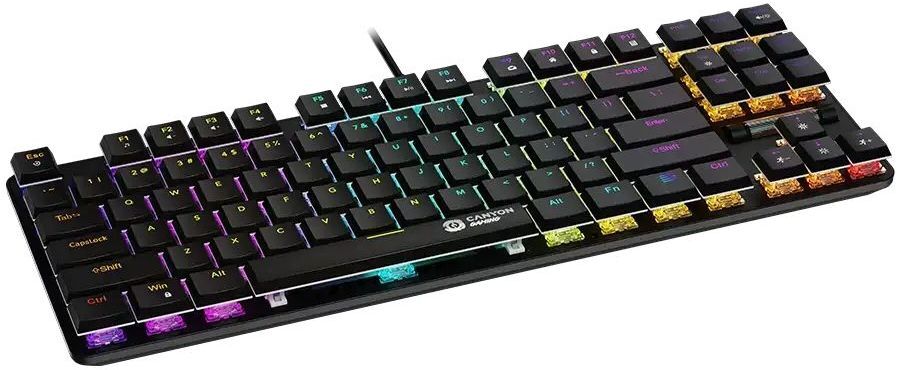 Игровая клавиатура Canyon Cometstrike TKL GK-50 EN Wired Black (CND-SKB50-US) фото3