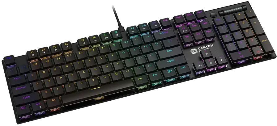 Игровая клавиатура Canyon Cometstrike GK-55 EN Wired Black (CND-SKB55-US) фото3