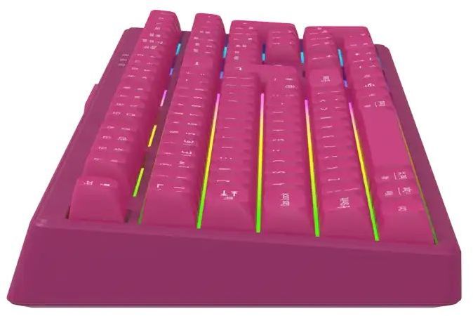 Игровая клавиатура Canyon Fortnax Bluetooth/Wireless/ USB UA Pink (CND-SKBW2) фото5