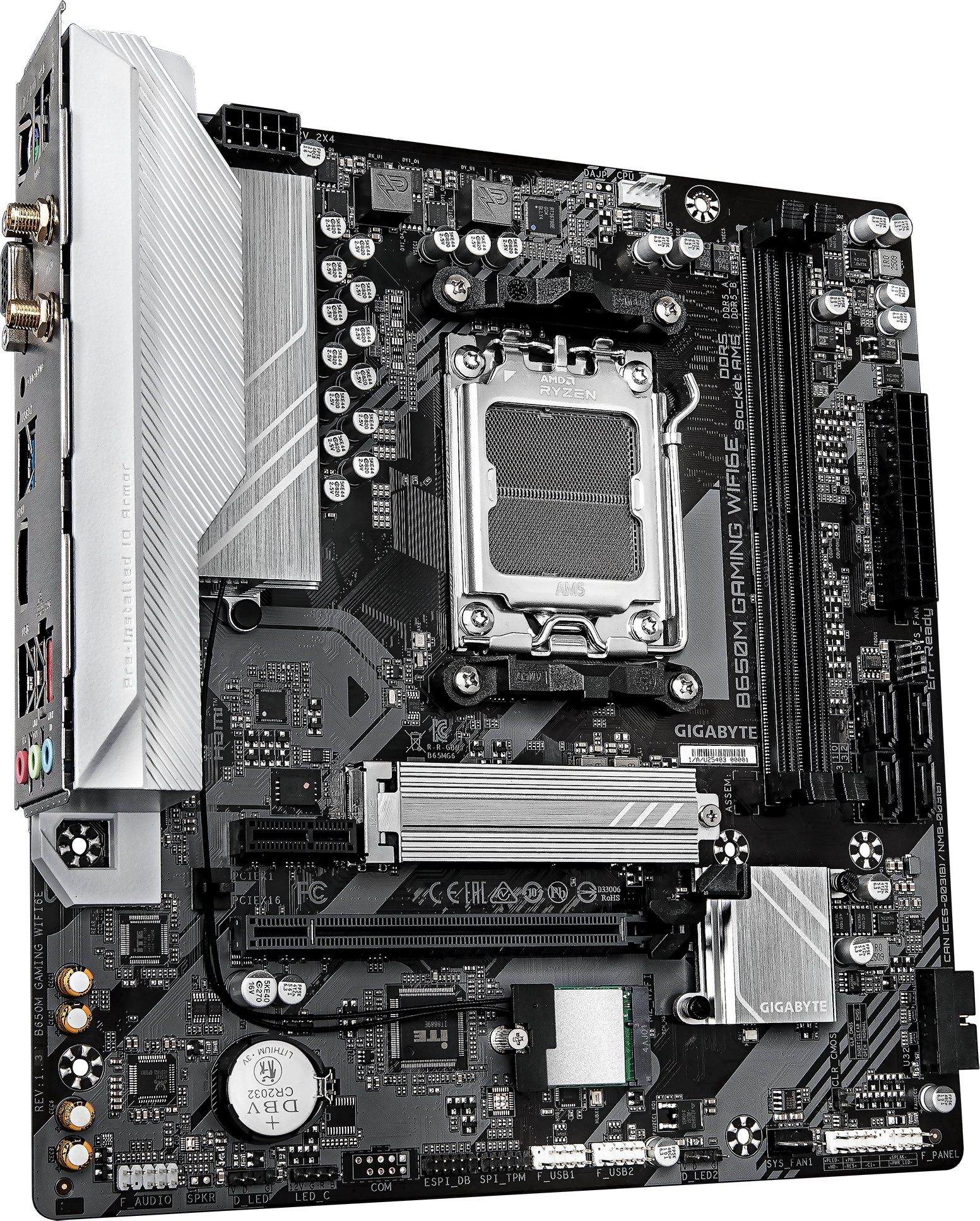 Материнcкая плата GIGABYTE AMD B650 (B650M_GAMING_WIFI6E) фото3