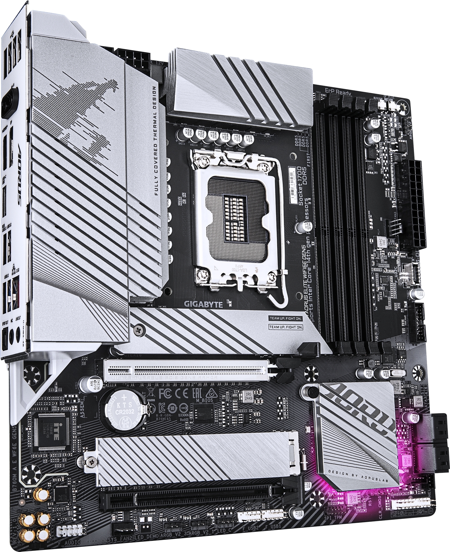 Материнcкая плата GIGABYTE Intel B760 (B760M_AORUS_ELITE_WIFI6E_GEN5) фото3