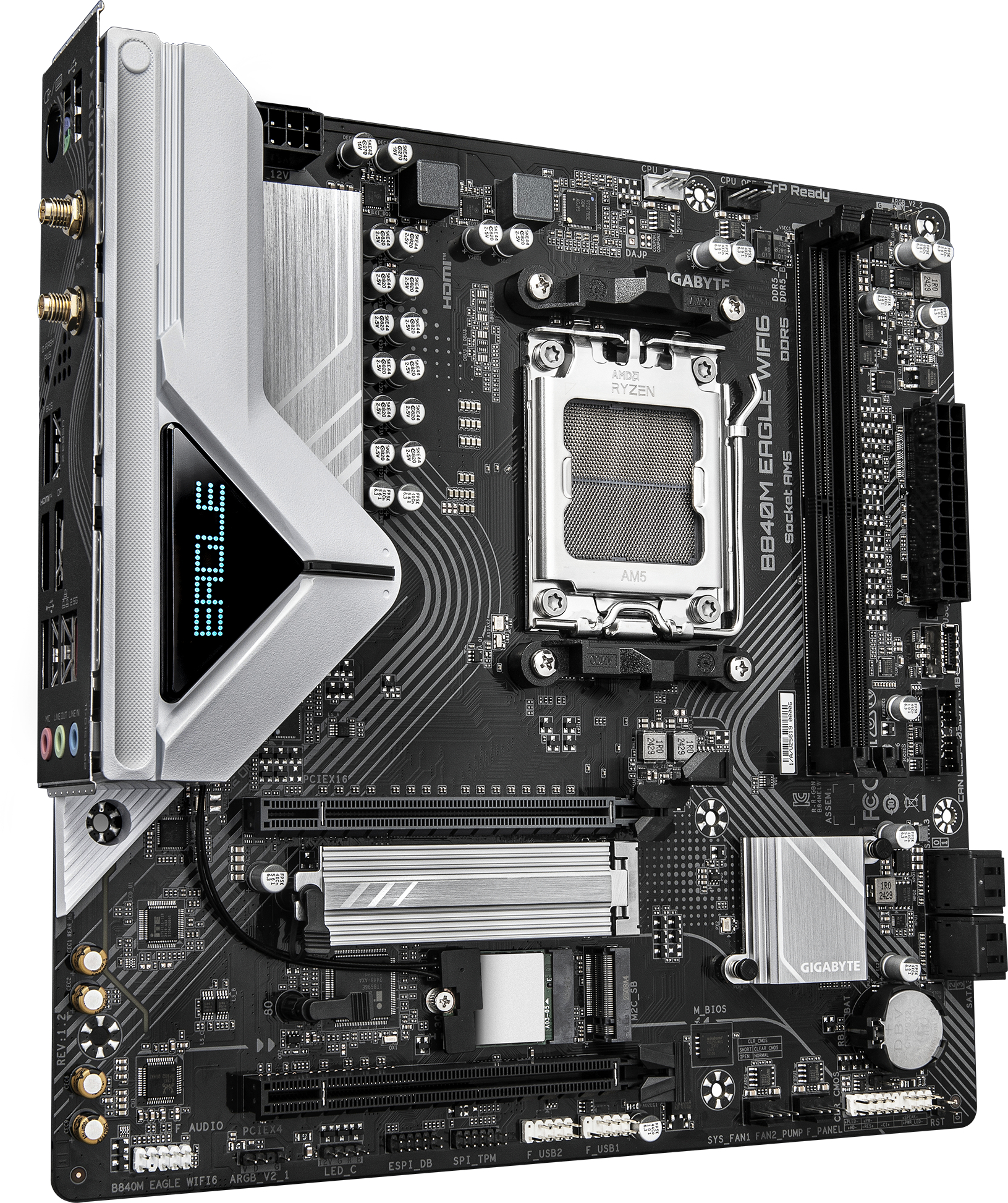 Материнcкая плата GIGABYTE AMD B840 (B840M_EAGLE_WIFI6) фото2