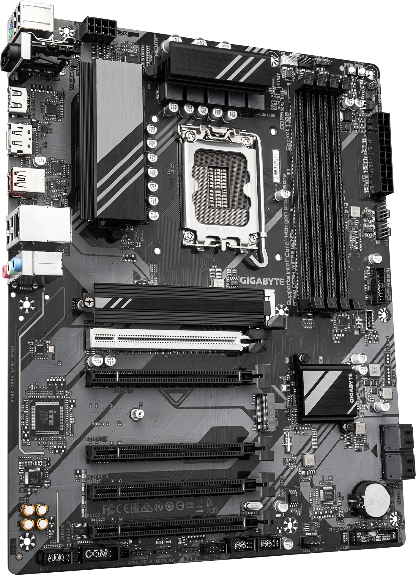 Материнcкая плата GIGABYTE Intel B760 (B760_DS3H_WIFI6E_GEN5) фото3