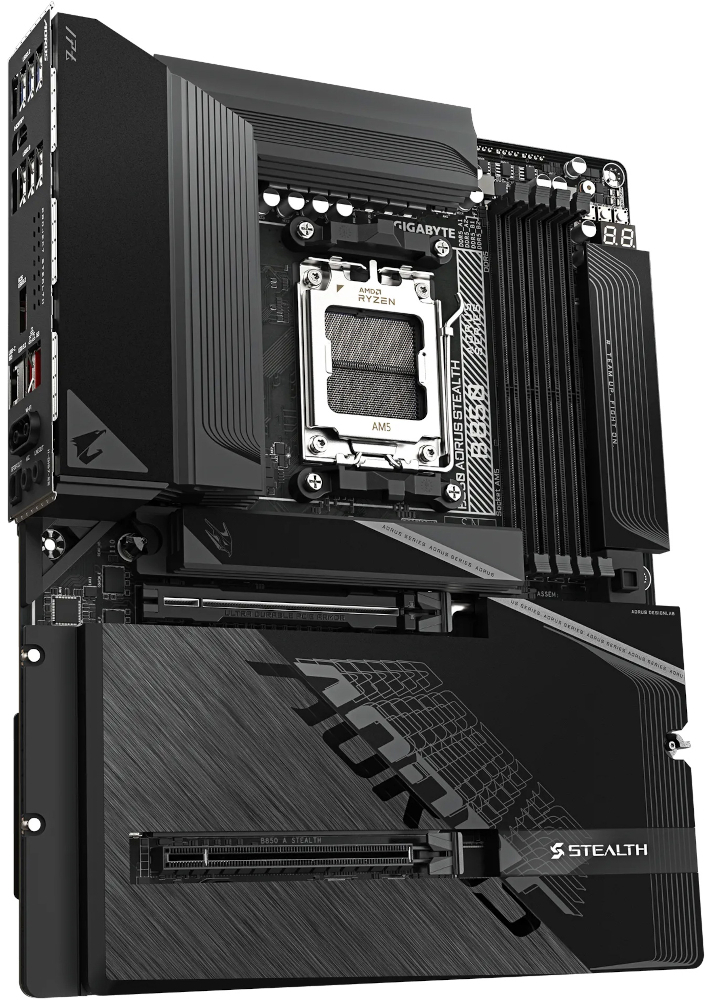 Материнcкая плата GIGABYTE AMD B850 (B850_AORUS_STEALTH) фото