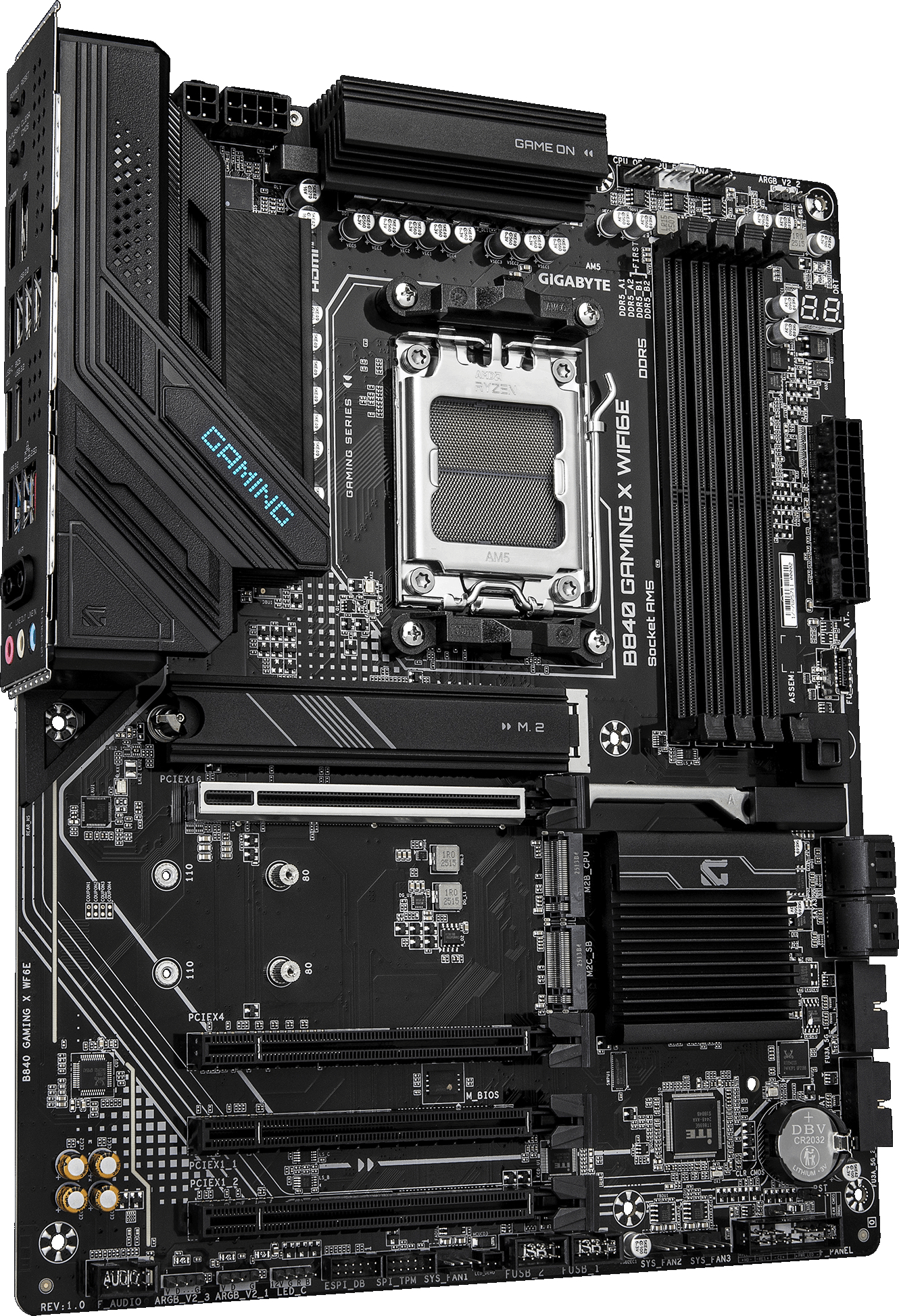 Материнcкая плата GIGABYTE AMD B840 (B840_GAMING_X_WIFI6E) фото2